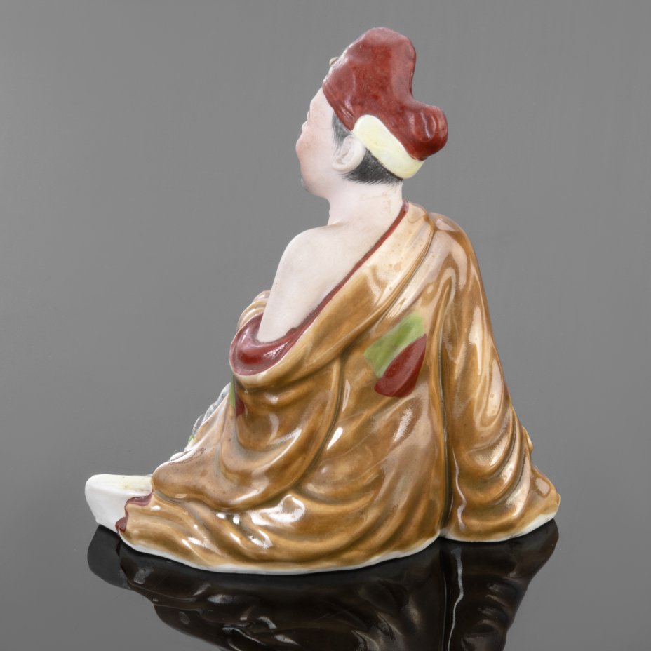 Статуэтка (болванчик) "Цзи Гун", фарфор, бисквит, роспись, Китай, 1930 ...