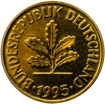 купить Германия 5 пфеннигов (pfennig) 1995 А