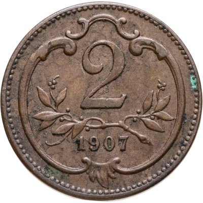 купить Австрия 2 геллера (heller) 1907