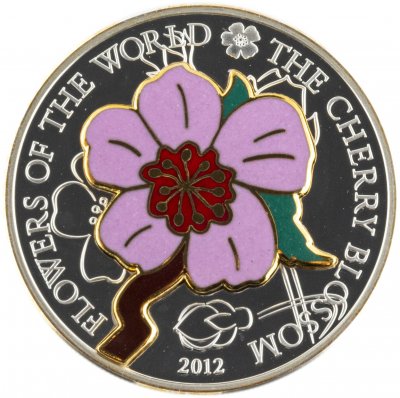 купить Острова Кука 5 долларов 2012 «Цветы мира - цветущая сакура»