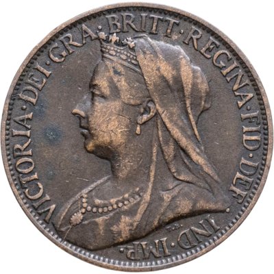 купить Великобритания 1 фартинг 1897, королева Виктория