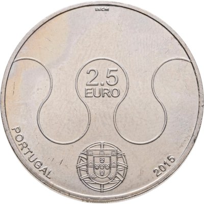 купить Португалия 2,5 евро 2015 "Команда Португалии на Олимпийских играх 2016"
