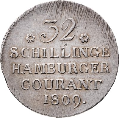 купить Германия, Гамбург 32 шиллинга 1809
