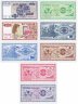 Купить Македония - набор 8 банкнот 10, 25, 50,100, 500, 1000, 5000, 10000 денаров 1992 год