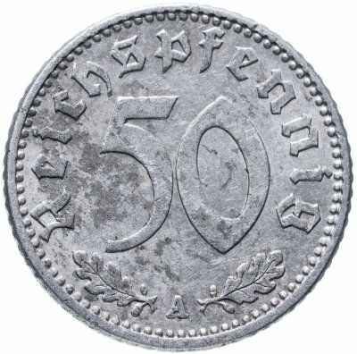 купить Германия, Третий рейх 50 рейхспфеннигов 1943 "А"