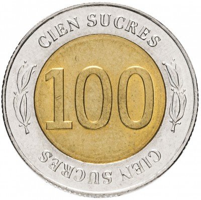 купить Эквадор 100 сукре 1997 Антонио Хосе де Сукре