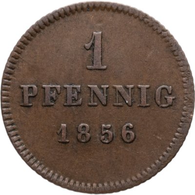 купить Германия, Бавария 1 пфенниг 1856