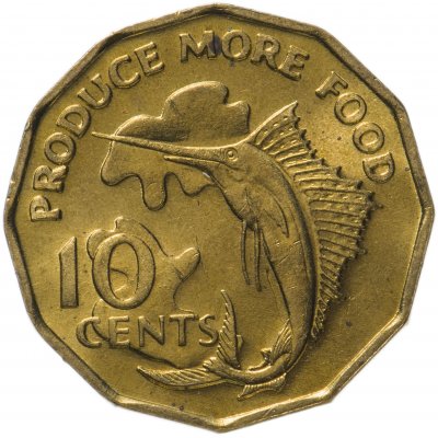 купить Сейшелы 10 центов (cents) 1977 "ФАО - Производить больше еды"