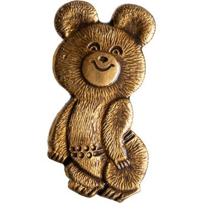 купить Значок Олимпийский мишка Талисман Олимпиада 80 (Разновидность случайная )