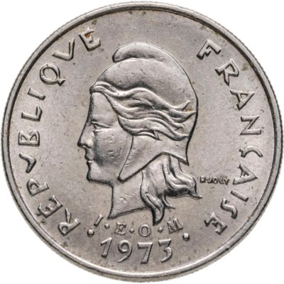 купить Новые Гебриды 10 франков (francs) 1973