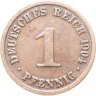 Купить Германия 1 пфенниг (pfennig) 1904, знак монетного двора: "A" - Берлин