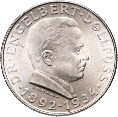 купить Австрия 2 шиллинга (shillings) 1934 "Смерть Энгельберта Дольфуса"