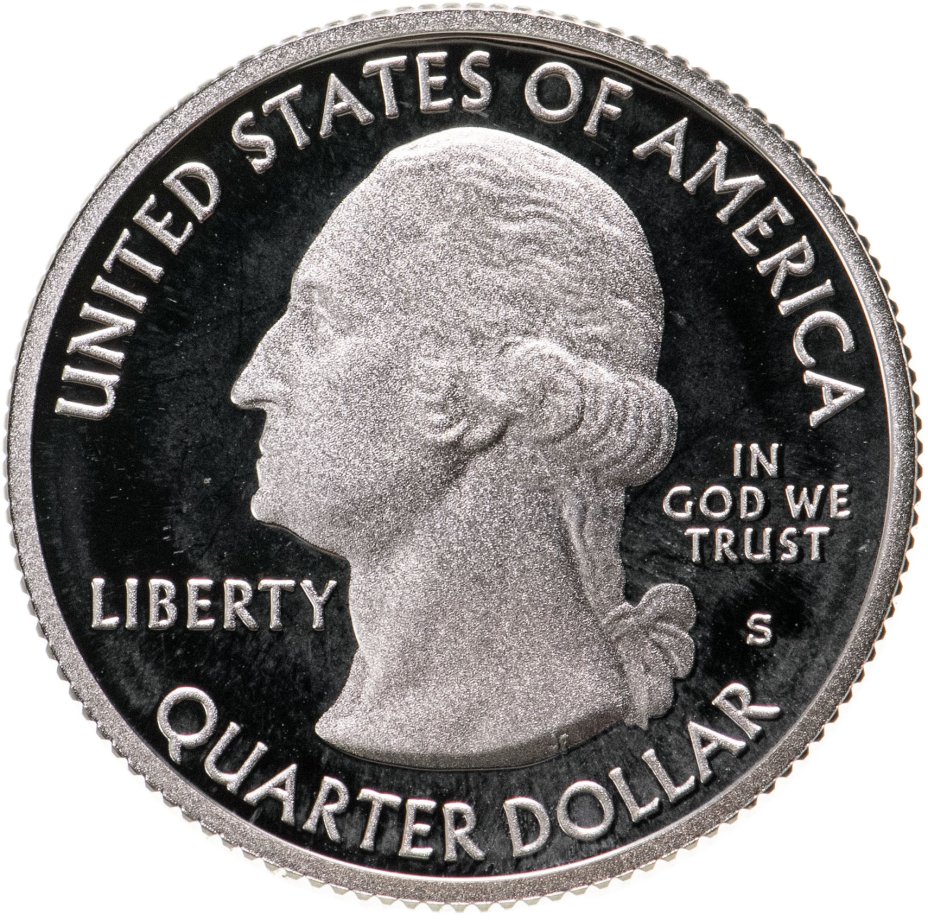 Монета США 25 центов (квотер, 1/4 доллара, quarter dollar) 2010 ...