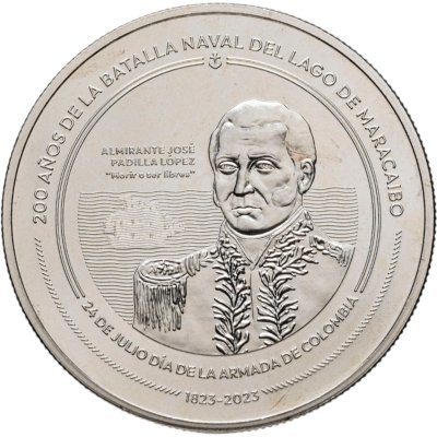 купить Колумбия 10 000 песо (pesos) 2023 "200 лет со дня битвы на озере Маракайбо"