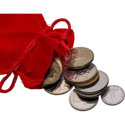 купить Набор из 15-ти монет стран мира в мешочке