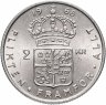Купить Швеция 2 кроны 1968