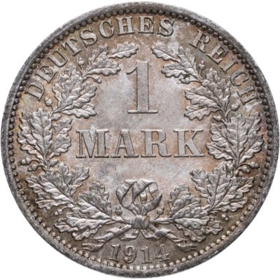 купить Германия 1 марка 1914 Знак монетного двора: "A" - Берлин