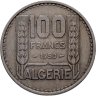 Купить Алжир 100 франков (francs) 1950