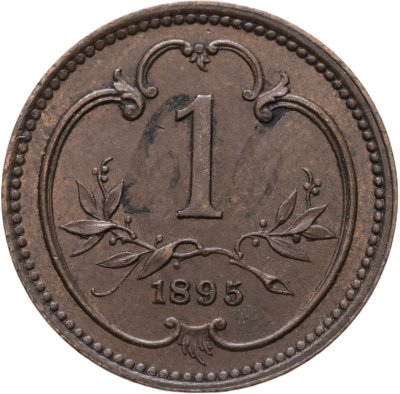 купить Австрия 1 геллер 1895