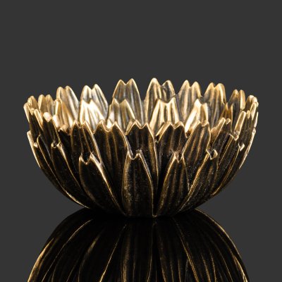 купить Вазочка - подсвечник "Гербера", бронза, патина, Российская Федерация, 2025 г.