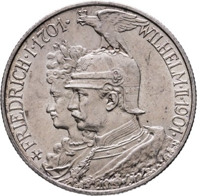 купить Германия (Империя) 2 марки (mark) 1901 "200 лет Пруссии"