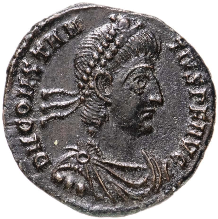 купить Римская Империя, Констанций II, 324–361 гг, сентенионалис (реверс: воин поражает копьем всадника)