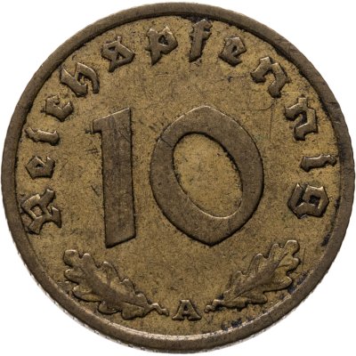 купить Германия (Третий Рейх) 10 рейхспфеннигов (reichspfennig) 1936