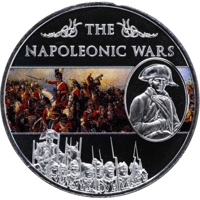 купить Остров Святой Елены 25 пенсов 2013 "Бородинское сражение"