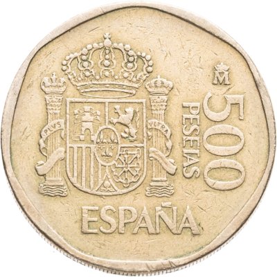 купить Испания 500 песет (pesetas) 1988