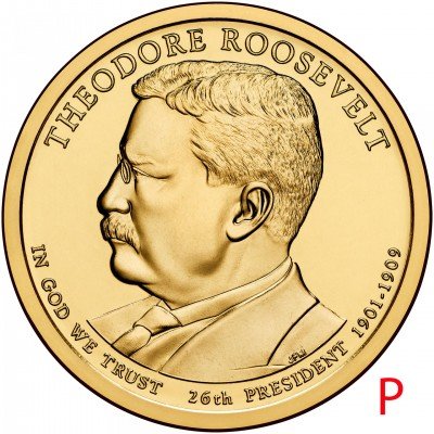 купить 1 доллар 2013 P Теодор Рузвельт (26-й президент США)