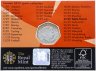 Купить Великобритания 50 пенсов (pence) 2011 "XXX летние Олимпийские Игры, Лондон 2012 - Настольный теннис"