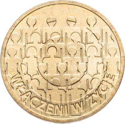 купить Польша 2 злотых (zlote) 2013 50 лет польской ассоциации умственно отсталых людей