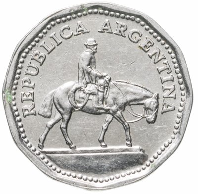 купить Аргентина 10 песо (pesos) 1963 Всадник