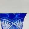 Купить Набор разноцветных бокалов для вина с резным декором (4 шт.), VEB Kunst Glas Wasungen, хрусталь, резьба, Германия, 1970-1990 гг.