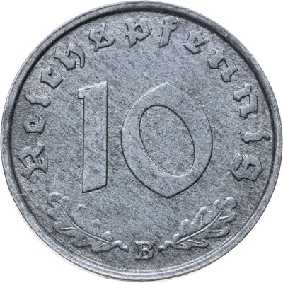 купить Германия, Третий рейх 10 рейхспфеннигов (reichspfennig) 1944 B