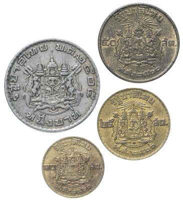 купить Таиланд, набор из 4 монет 1957-1962