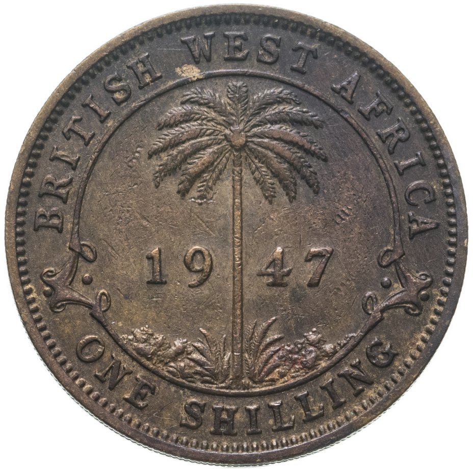 купить Британская Западная Африка 1 шиллинг (shilling) 1947