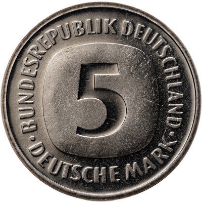 купить Германия 5 марок 1998 А