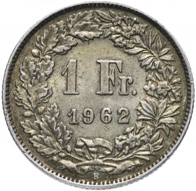 купить Швейцария 1 франк (franc) 1962