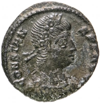Купить Римская Империя, Констант, 333–350 гг, Центенионалий (реверс: две Виктории стоят лицом друг к другу)