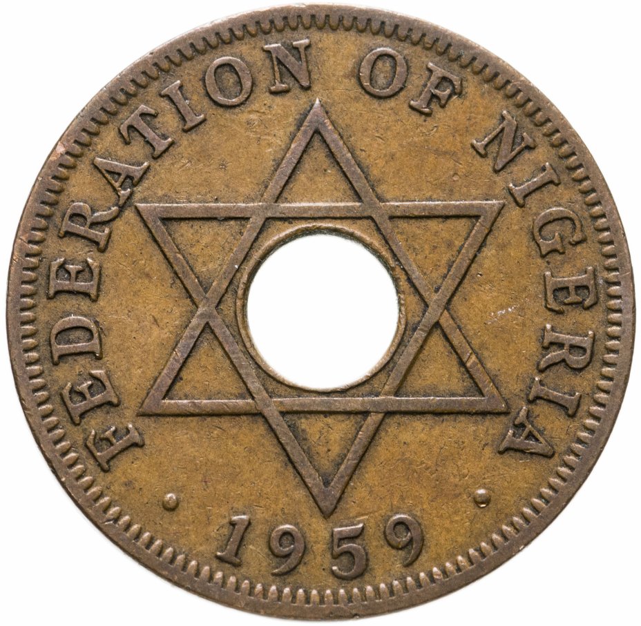 купить Нигерия 1 пенни (penny) 1959