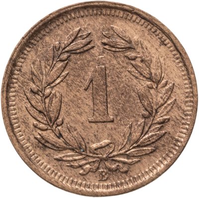 купить Швейцария 1 раппен (rappen) 1931