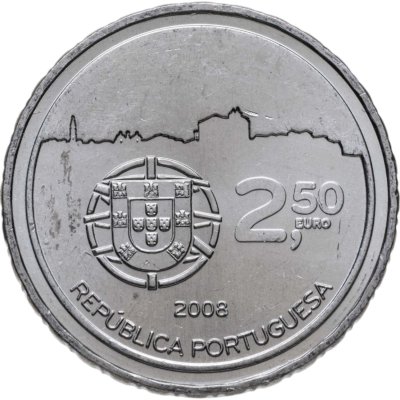 купить Португалия 2,5 евро 2008 "ЮНЕСКО - Исторический центр города Порто"