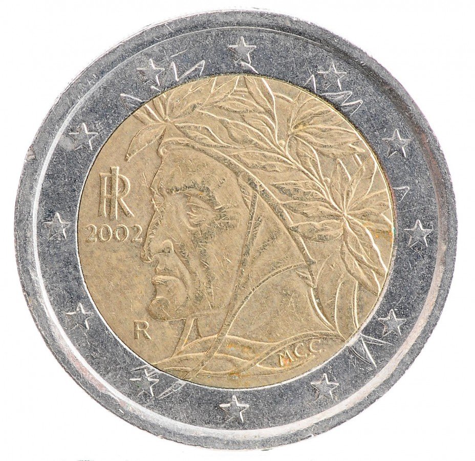 купить Италия 2 евро 2002