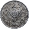 Купить Германия 1/2 марки (mark) 1914 знак монетного двора: "J" - Гамбург