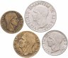 Купить Италия набор монет 5,10,20 чентезимо и 1 лира 1940-1941