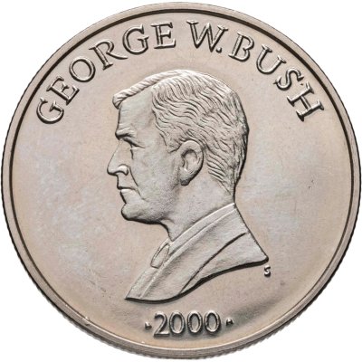 купить Либерия 5 долларов (dollars) 2000 "Джордж Уокер Буш (2001-)"