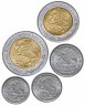 Купить Мексика набор монет 2016 год 10, 20, 50 сентаво, 1 и 2 песо (5  штук)