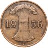 Купить Германия 1 рейхспфенниг (reichspfennig) 1936 J  знак монетного двора "J" — Гамбург