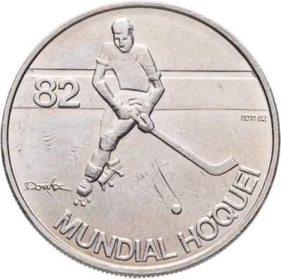 купить Португалия 5 эскудо (escudos) 1982 Чемпионат мира по хоккею на роликах